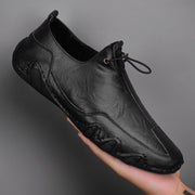 Men's Plus Size Sports Genuine Leather Leather Shoes - Elora Moda