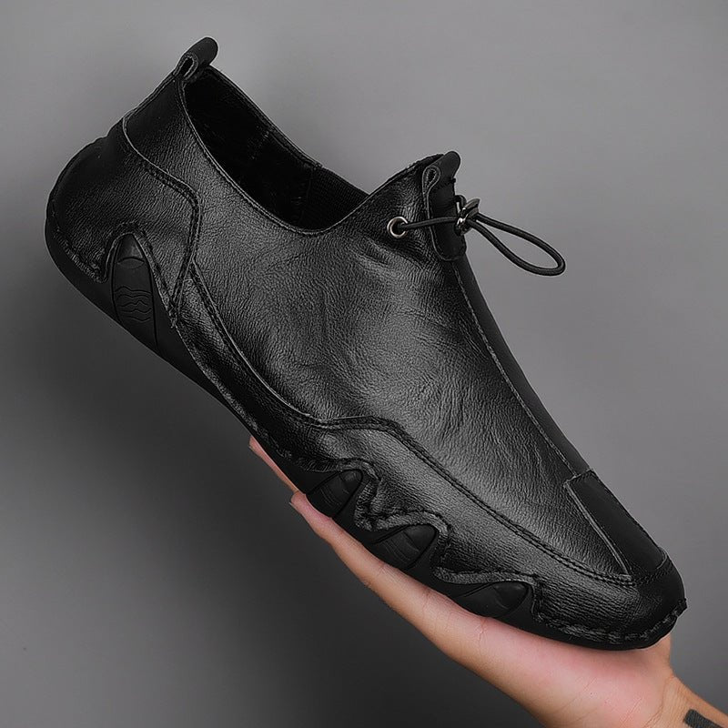Men's Plus Size Sports Genuine Leather Leather Shoes - Elora Moda
