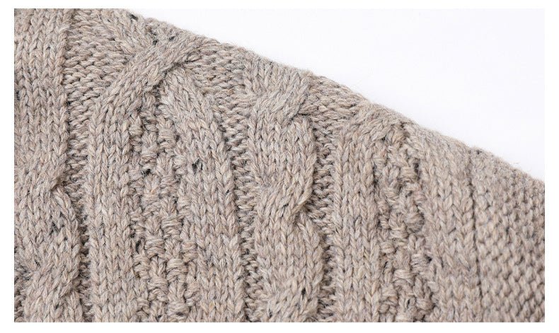 Men's Cardigan Knitted Jacquard Autumn And Winter - Elora Moda