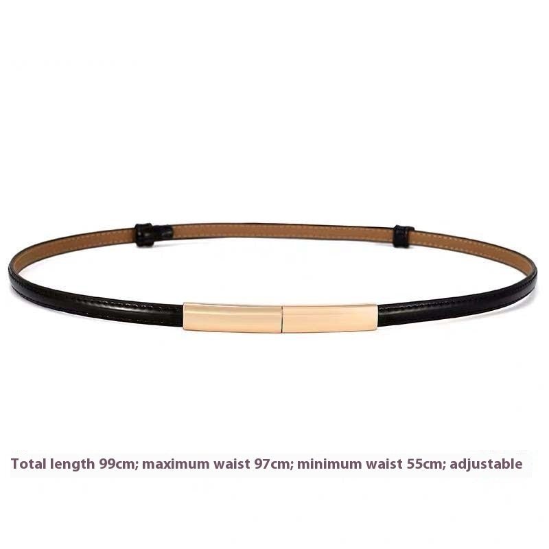 Women's Belt Double Buckles Style - Elora Moda