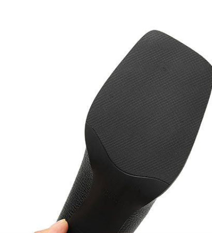 Women's French Mary Jane Chunky Heel Shoes - Elora Moda