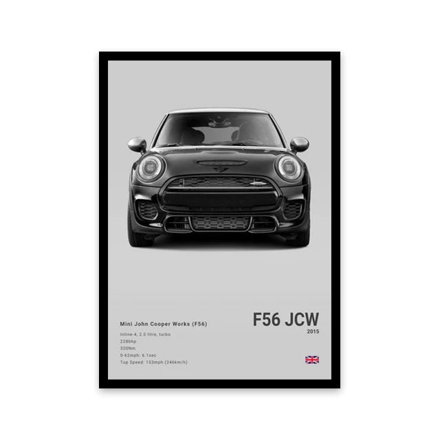 Car Wall Art Canvas - Elora Moda