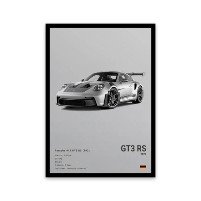 Car Wall Art Canvas - Elora Moda