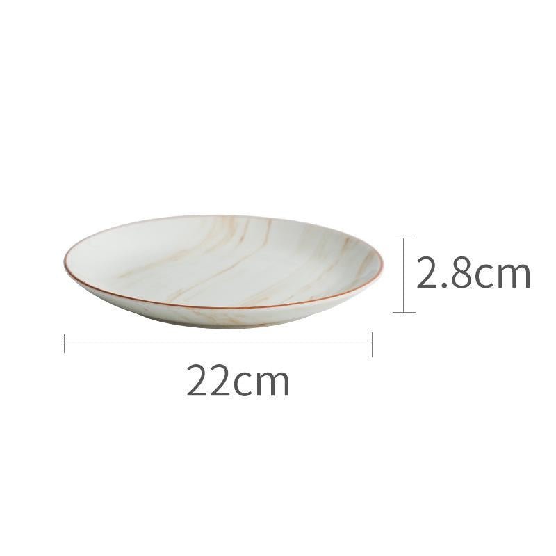 Marbled Ceramic Bowls And Dishes - Elora Moda
