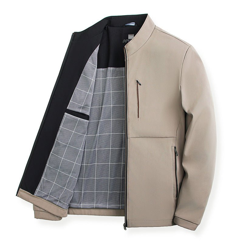 Men's Solid Color Jacket High - grade Trendy Casual - Elora Moda