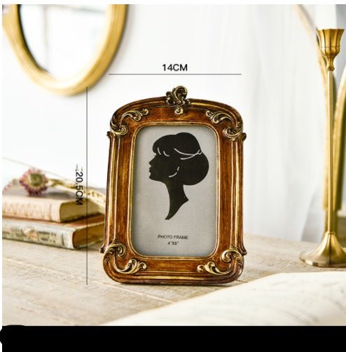 Photo Frame American Retro Resin Wall Hanging - Elora Moda