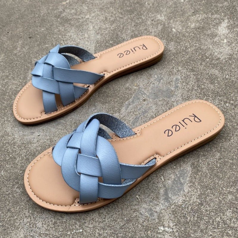 High - grade Flat Slippers For Women Summer - Elora Moda
