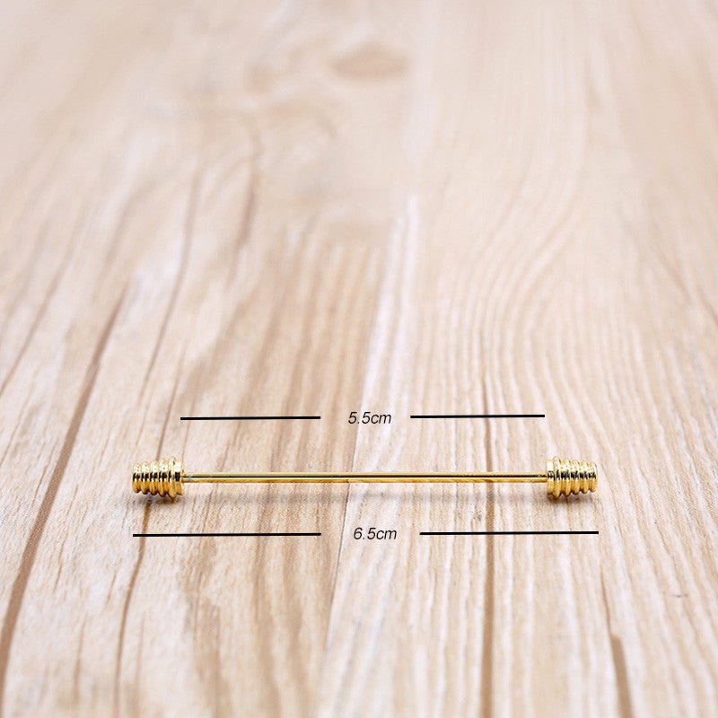 Man business horse wedding Guoming groom graduation interview tie pin stick buckle - Elora Moda