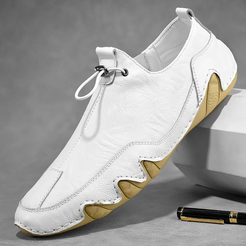 Men's Plus Size Sports Genuine Leather Leather Shoes - Elora Moda
