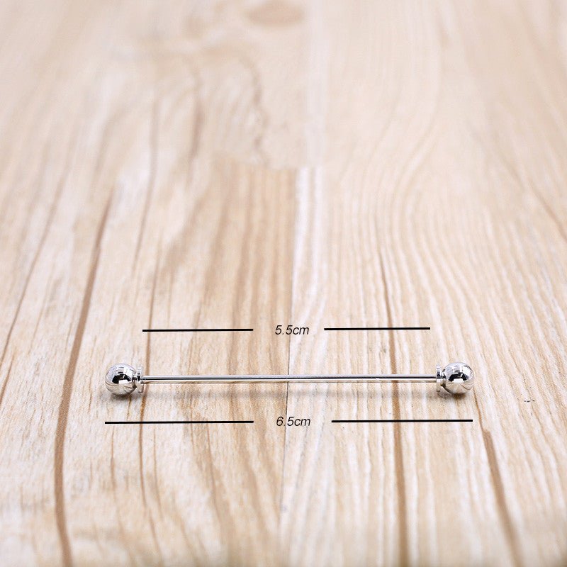 Man business horse wedding Guoming groom graduation interview tie pin stick buckle - Elora Moda