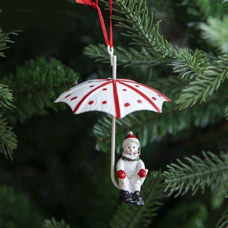 Nordic Metal Christmas Ornaments | Balloons and Umbrellas - Elora Moda