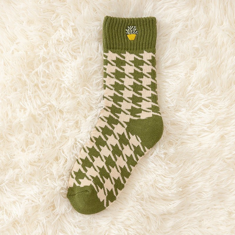 Women Terry Socks Thickened In Winter - Elora Moda
