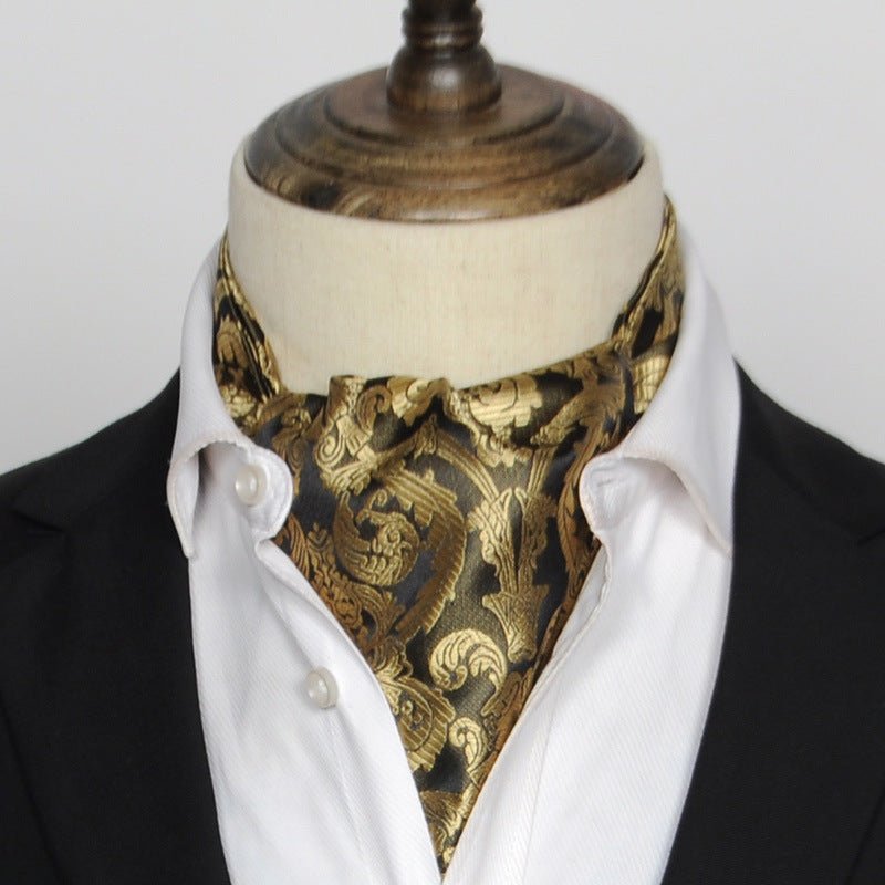 British Vintage Suit Silk Scarf Shirt - Elora Moda