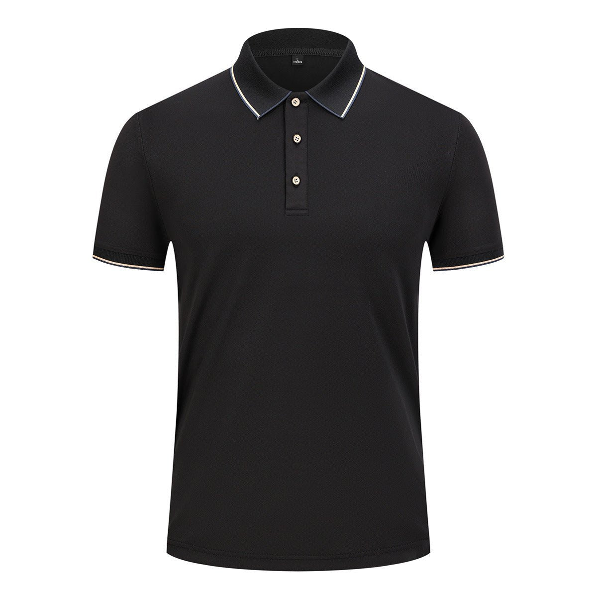 Men Ice Silk Lapel Polo Shirt - Elora Moda