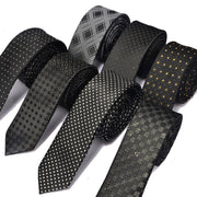 British Style Polyester Yarn Dyed Male 5cm Narrow Tie - Elora Moda