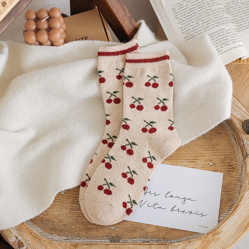 Printing Keep Warm Winter Women Socks - Elora Moda