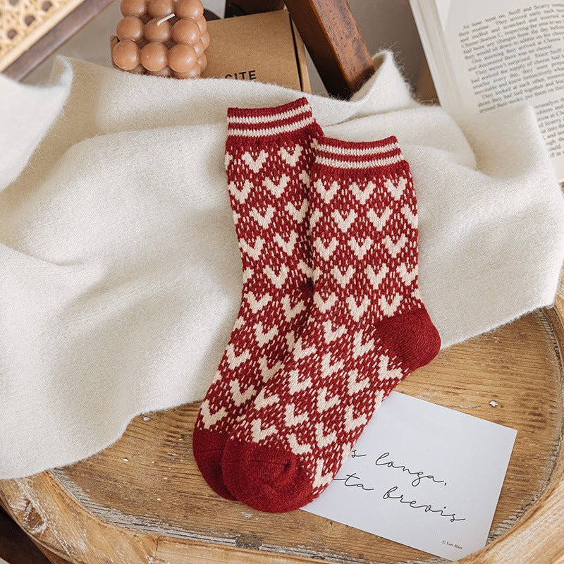 Printing Keep Warm Winter Women Socks - Elora Moda