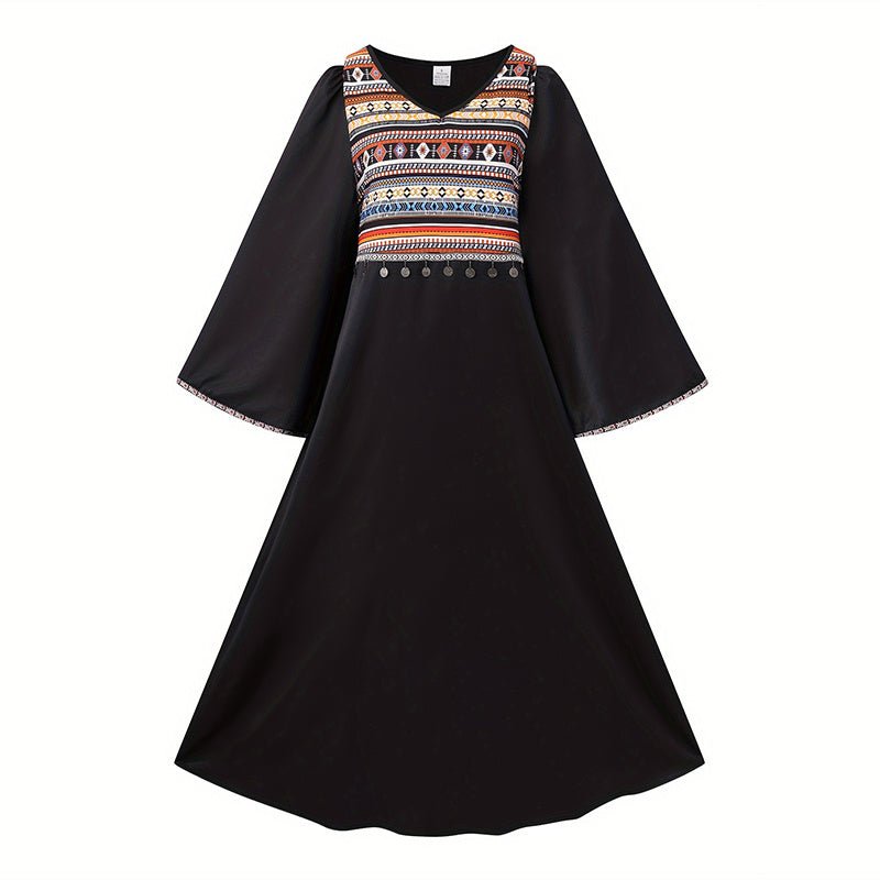 Boho Collection: Women's Dress Plus Size Casual Maxi - Elora Moda