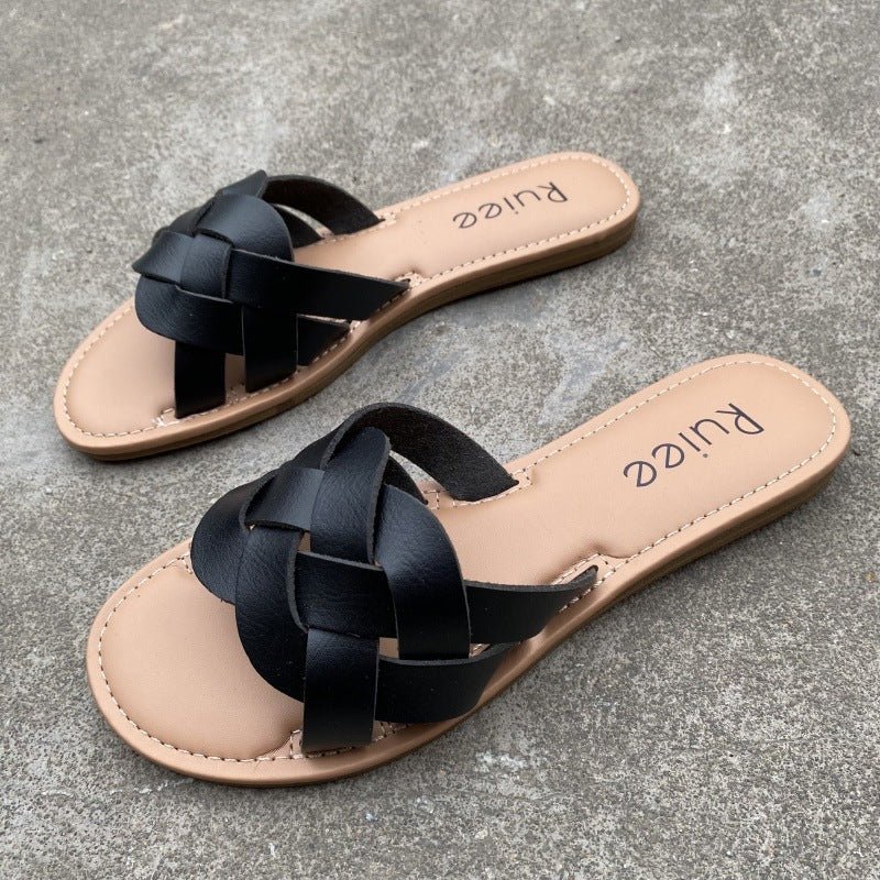 High - grade Flat Slippers For Women Summer - Elora Moda