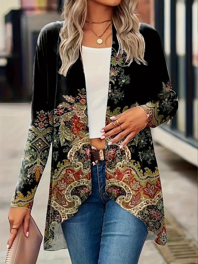 Women Cardigan Autumn Casual Long Sleeve - Elora Moda