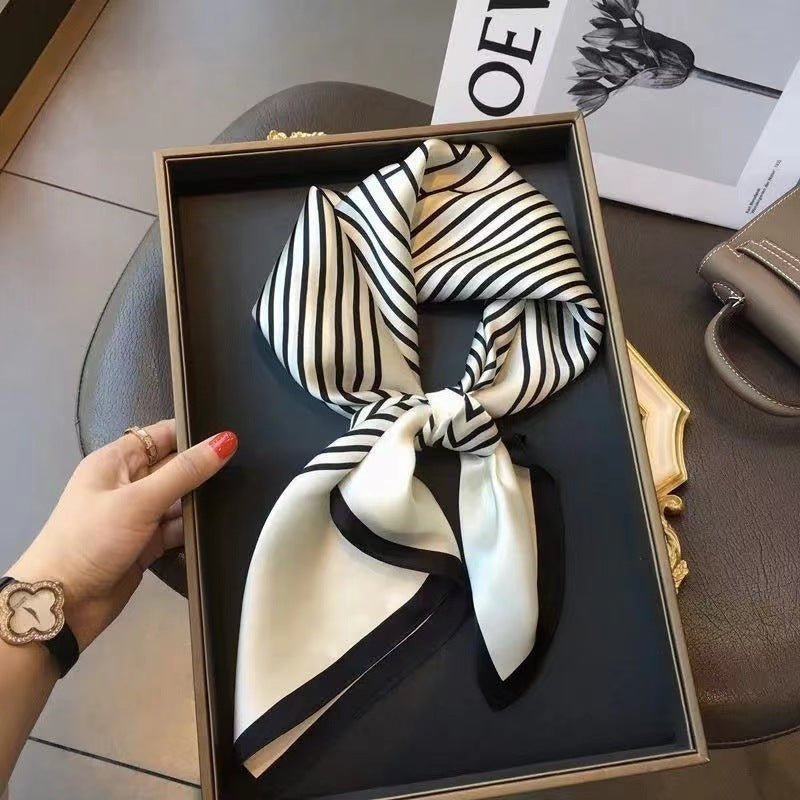 Women's High - end Thin Square Scarf - Elora Moda