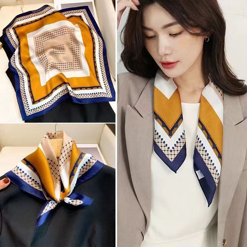 Women's High - end Thin Square Scarf - Elora Moda