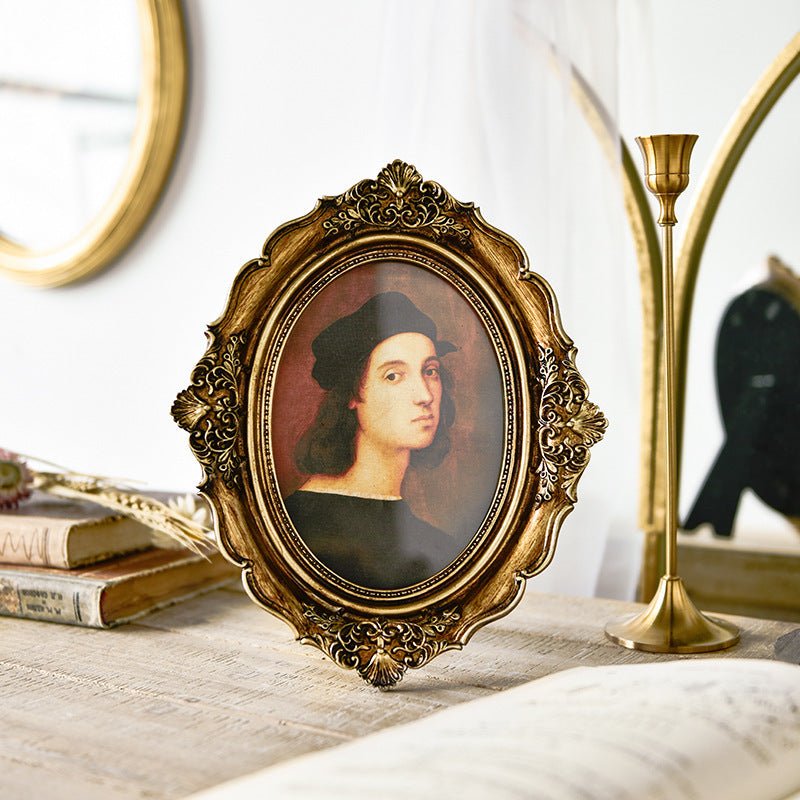 Photo Frame American Retro Resin Wall Hanging - Elora Moda