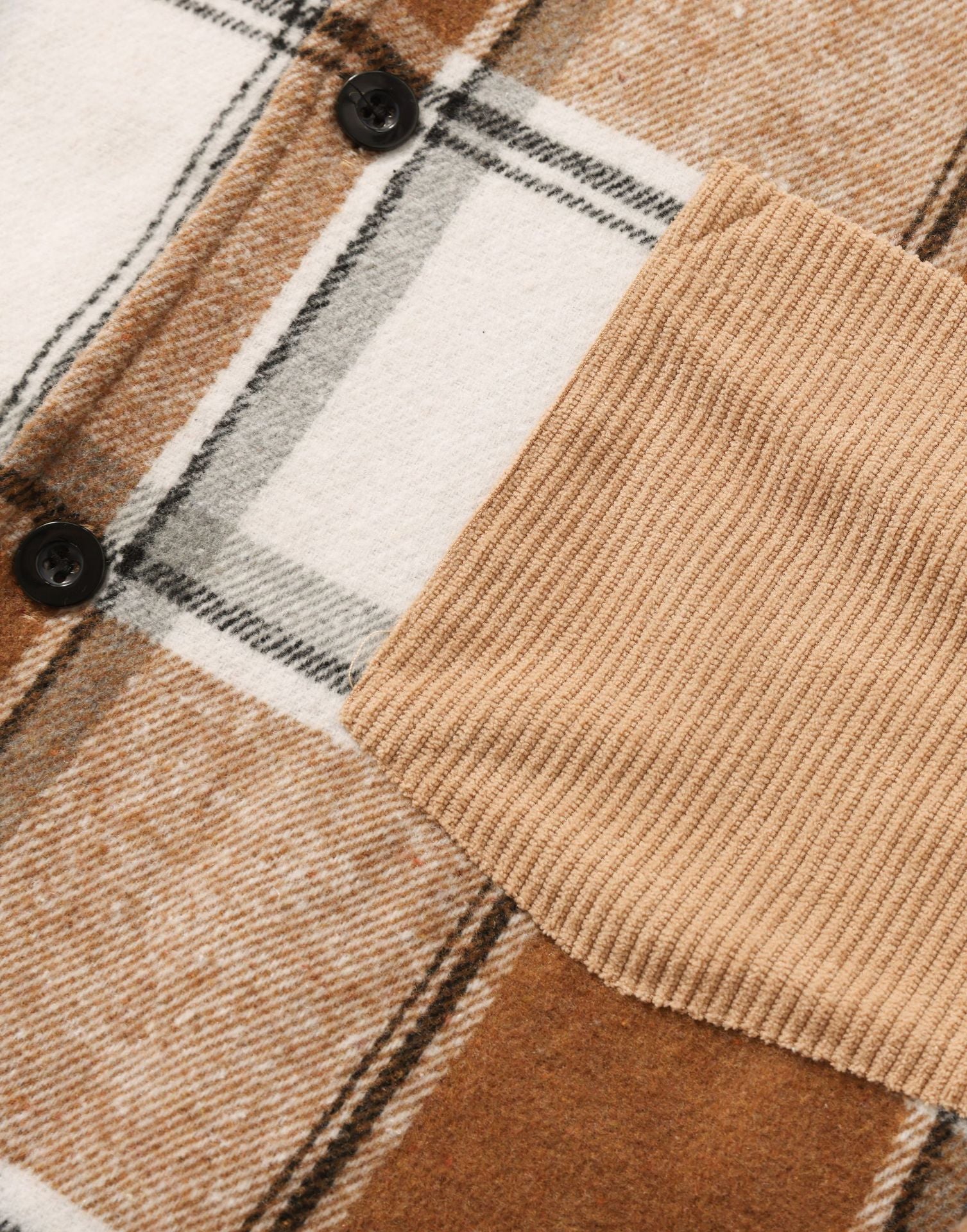 Fashion Men's Retro Outerwear Brushed Shirt Coat - Elora Moda