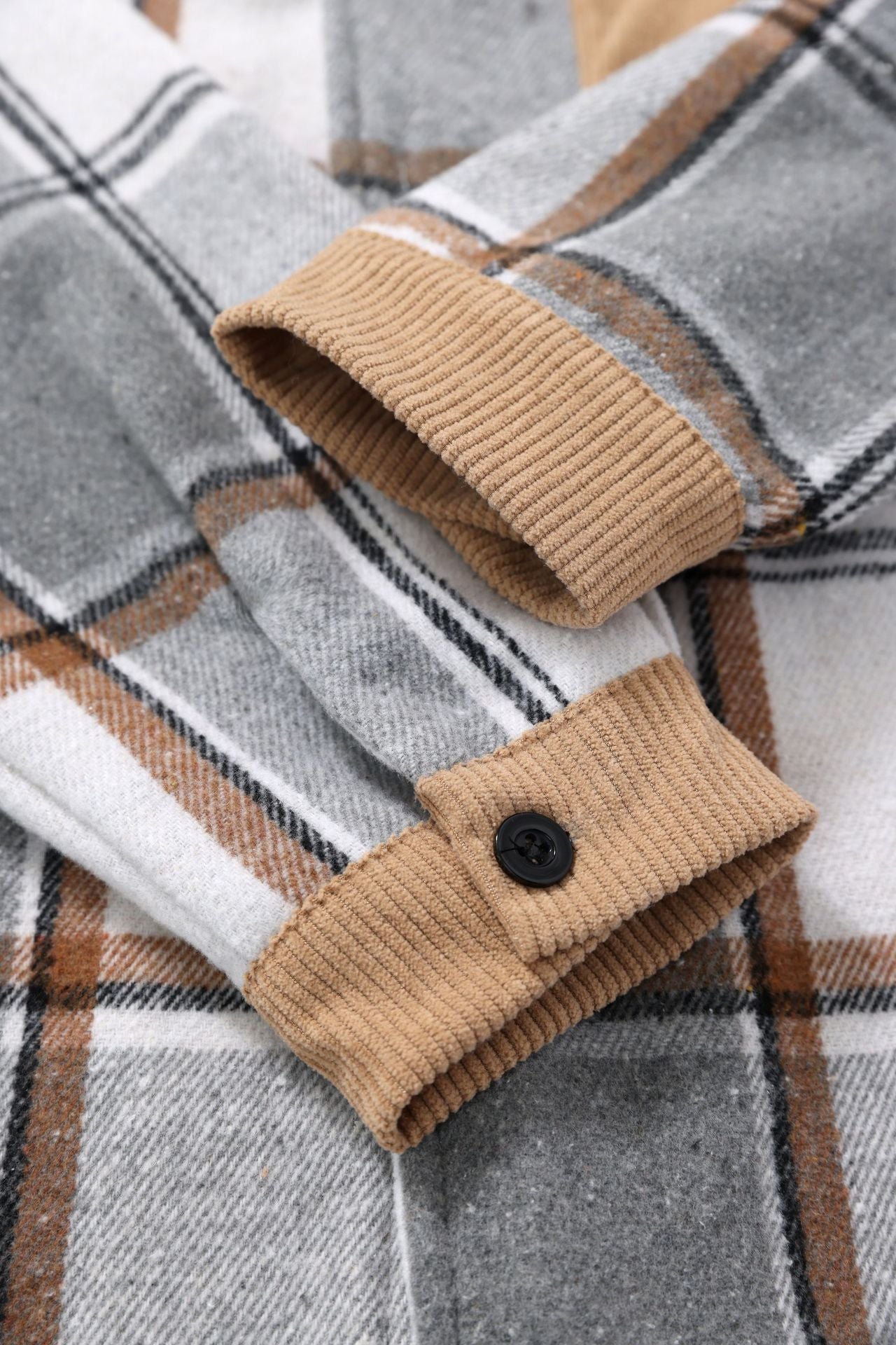 Fashion Men's Retro Outerwear Brushed Shirt Coat - Elora Moda