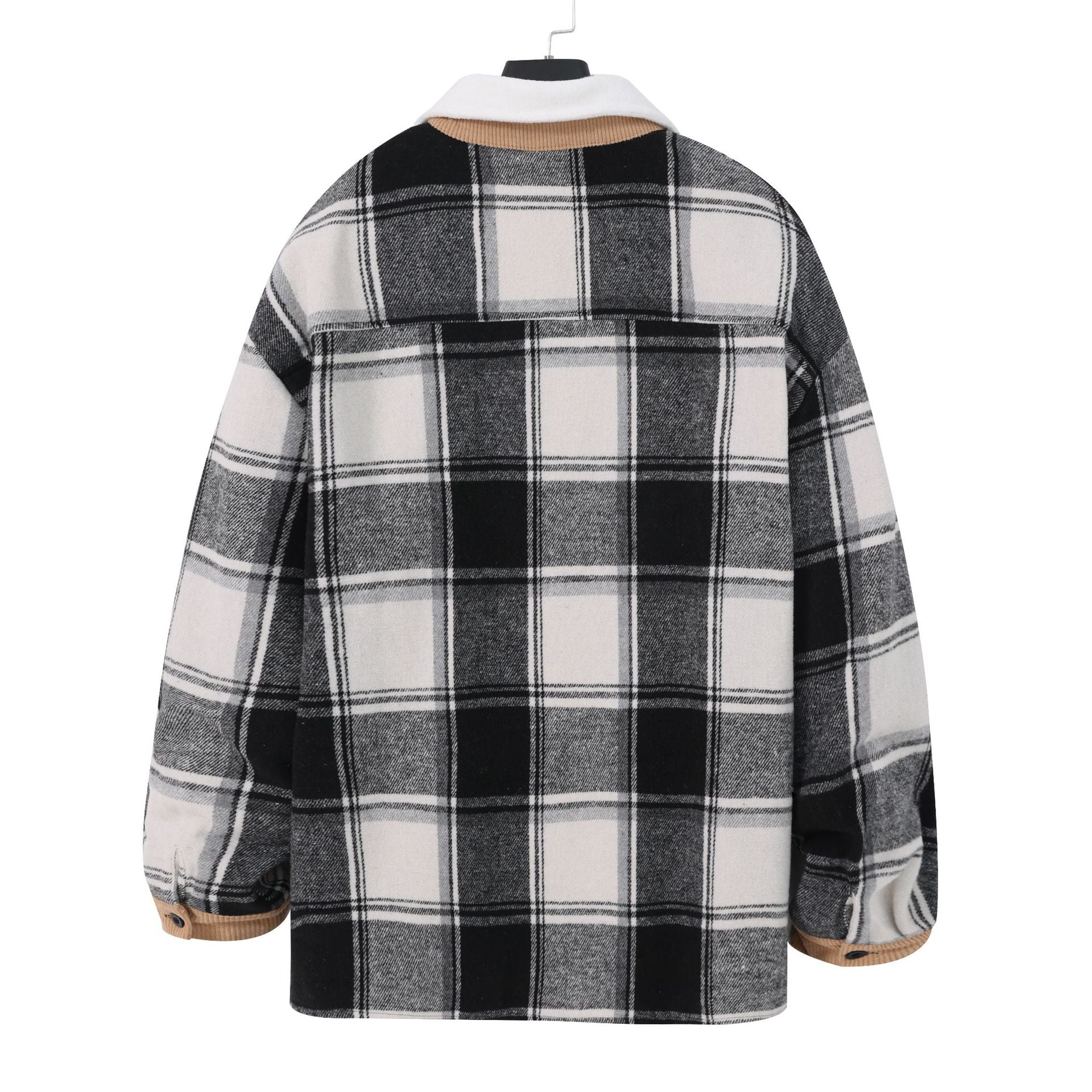 Fashion Men's Retro Outerwear Brushed Shirt Coat - Elora Moda