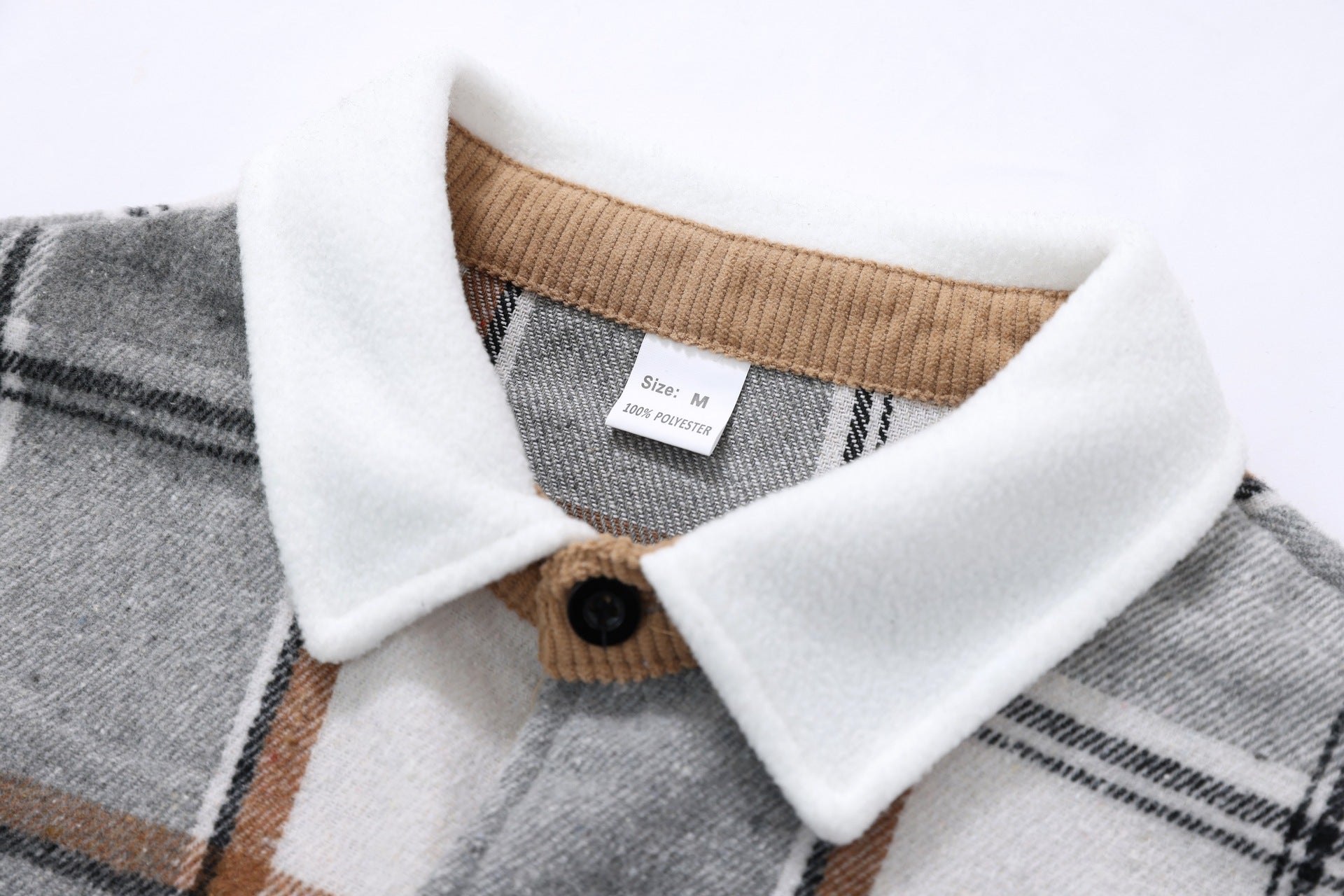 Fashion Men's Retro Outerwear Brushed Shirt Coat - Elora Moda