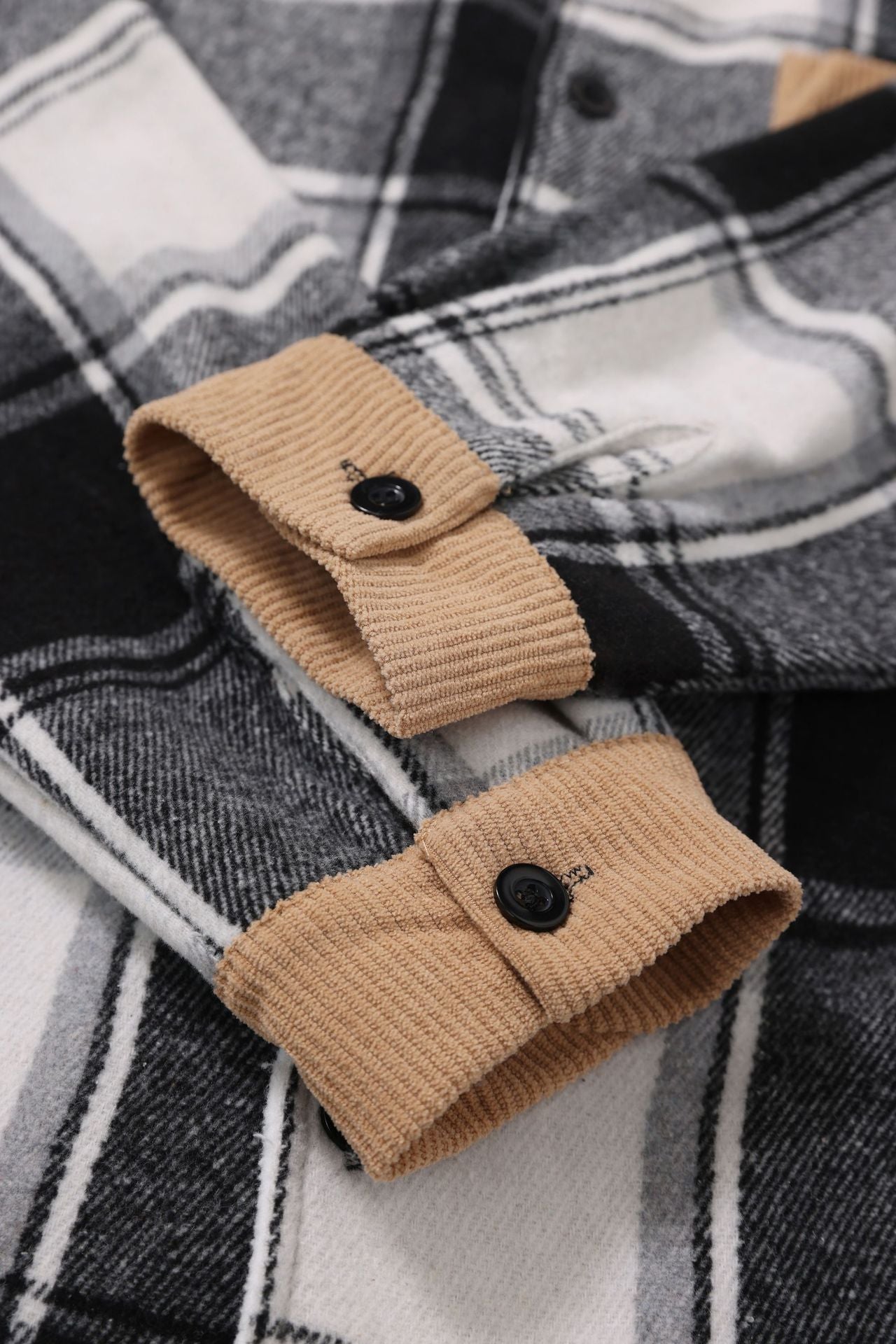 Fashion Men's Retro Outerwear Brushed Shirt Coat - Elora Moda
