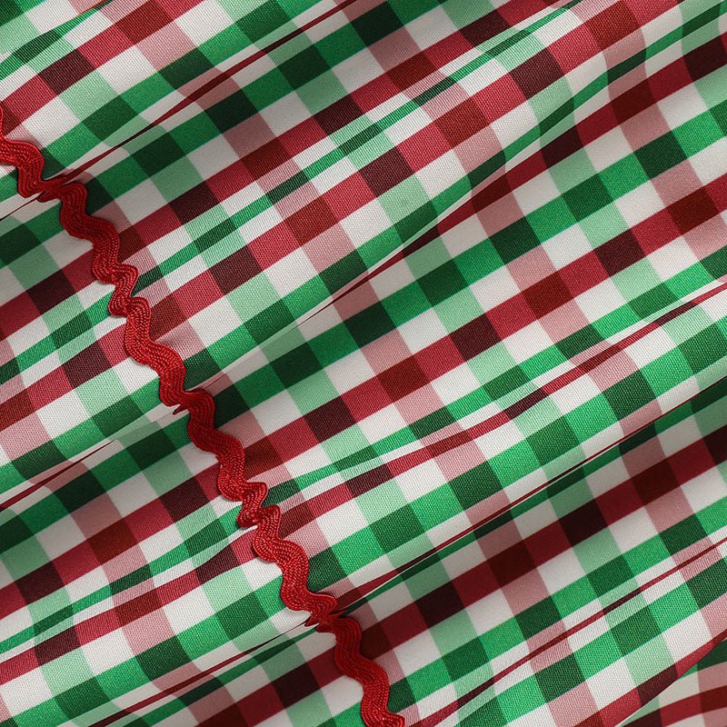 Toddler Infant Baby Girls Christmas Dress Short Sleeve - Elora Moda