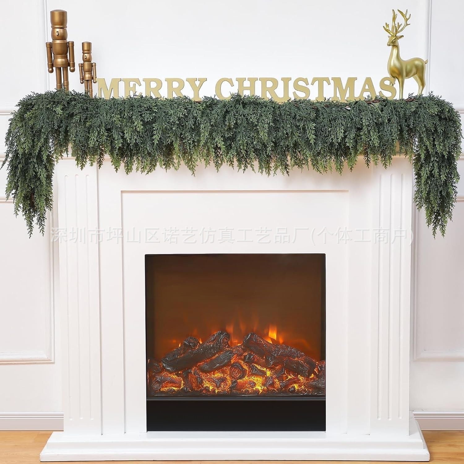 Christmas Pine Needle Garland - Elora Moda