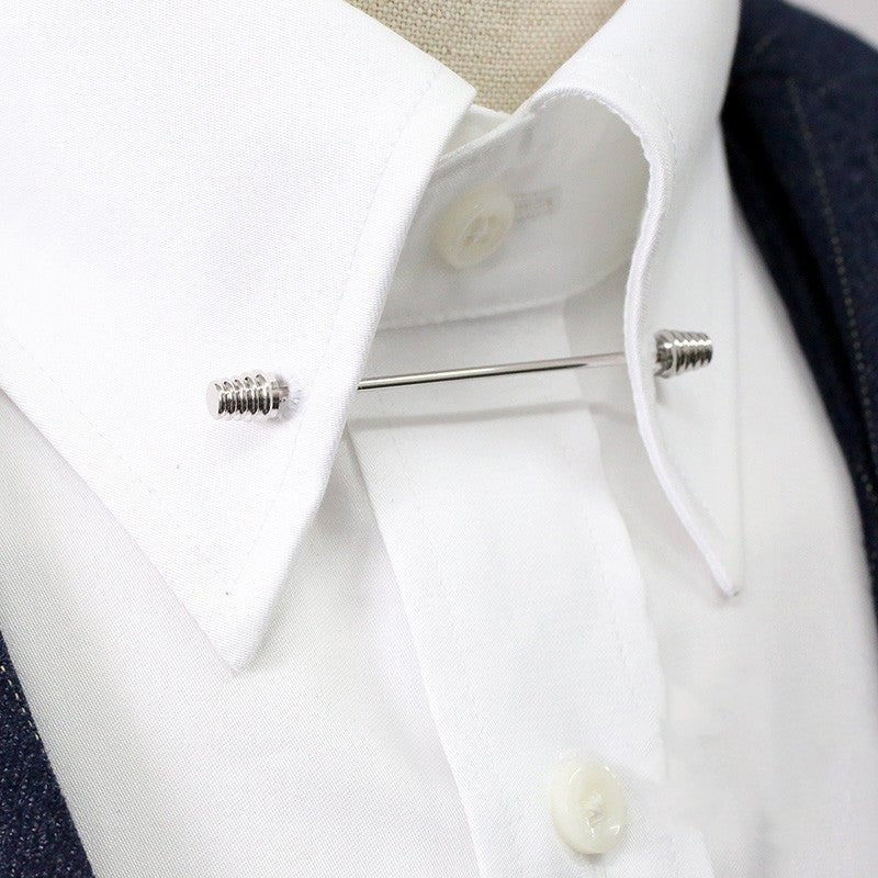 Man business horse wedding Guoming groom graduation interview tie pin stick buckle - Elora Moda