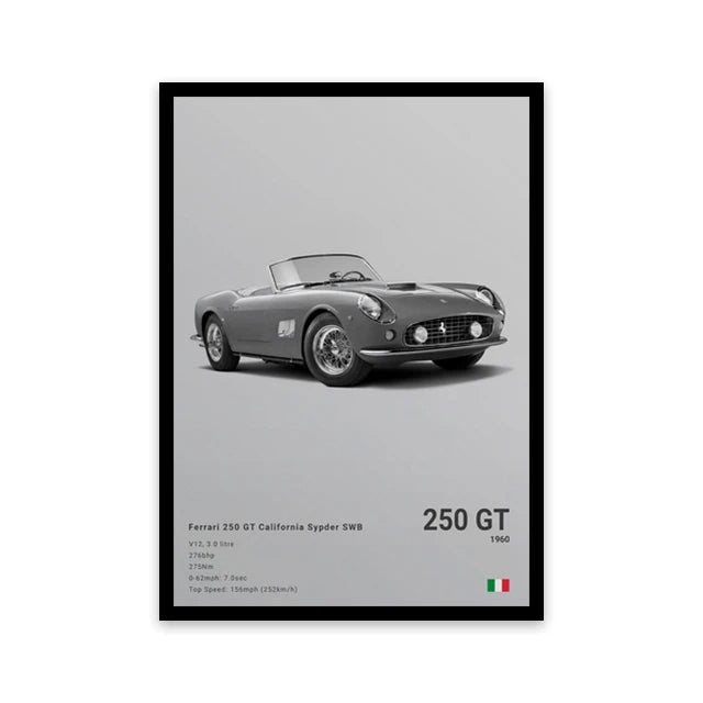 Car Wall Art Canvas - Elora Moda