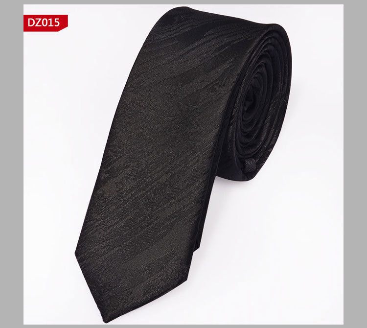 British Style Polyester Yarn Dyed Male 5cm Narrow Tie - Elora Moda