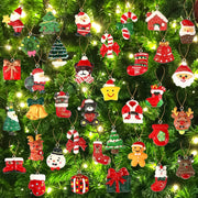 36 - Piece Mini Resin Christmas Ornaments - Elora Moda