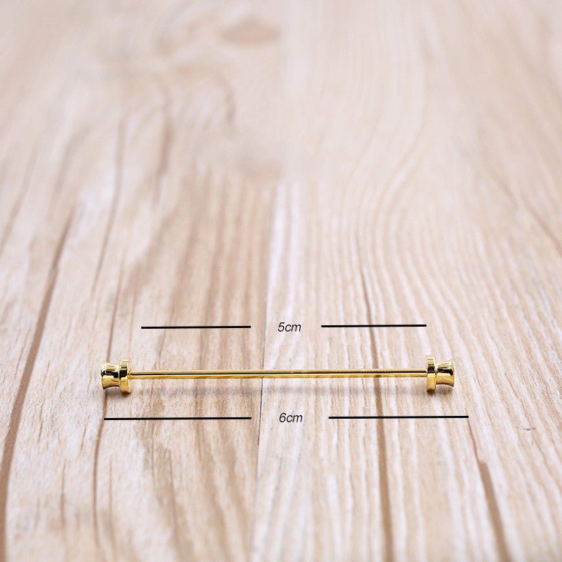 Man business horse wedding Guoming groom graduation interview tie pin stick buckle - Elora Moda