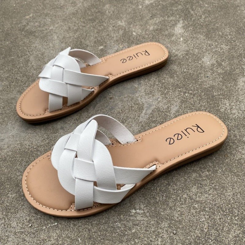 High - grade Flat Slippers For Women Summer - Elora Moda