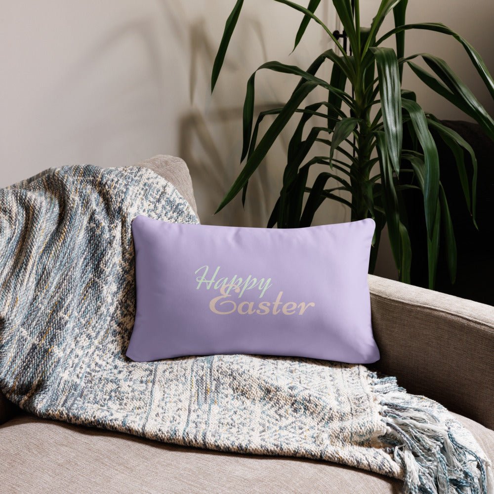 Surreal Easter Decorative Pillow | Unique Easter Throw Pillow | Spring Home Decor for Festive Celebrations & Gift Ideas - Elora Moda