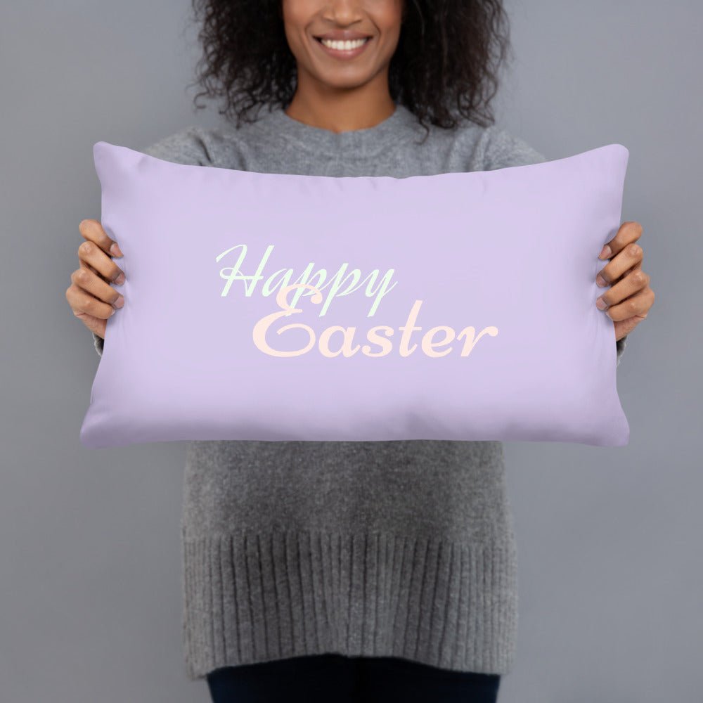 Surreal Easter Decorative Pillow | Unique Easter Throw Pillow | Spring Home Decor for Festive Celebrations & Gift Ideas - Elora Moda
