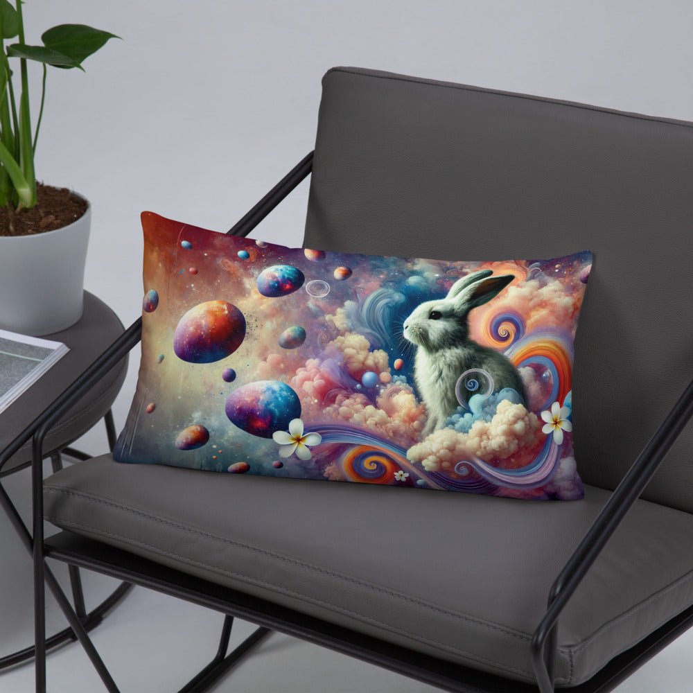 Surreal Easter Decorative Pillow | Unique Easter Throw Pillow | Spring Home Decor for Festive Celebrations & Gift Ideas - Elora Moda