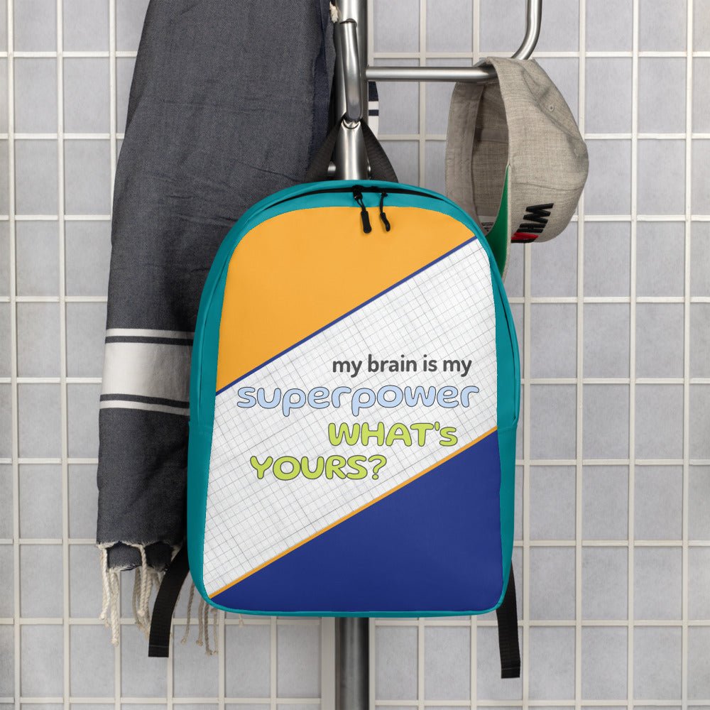 School Backpack - Brain Power - Personalize it - Elora Moda