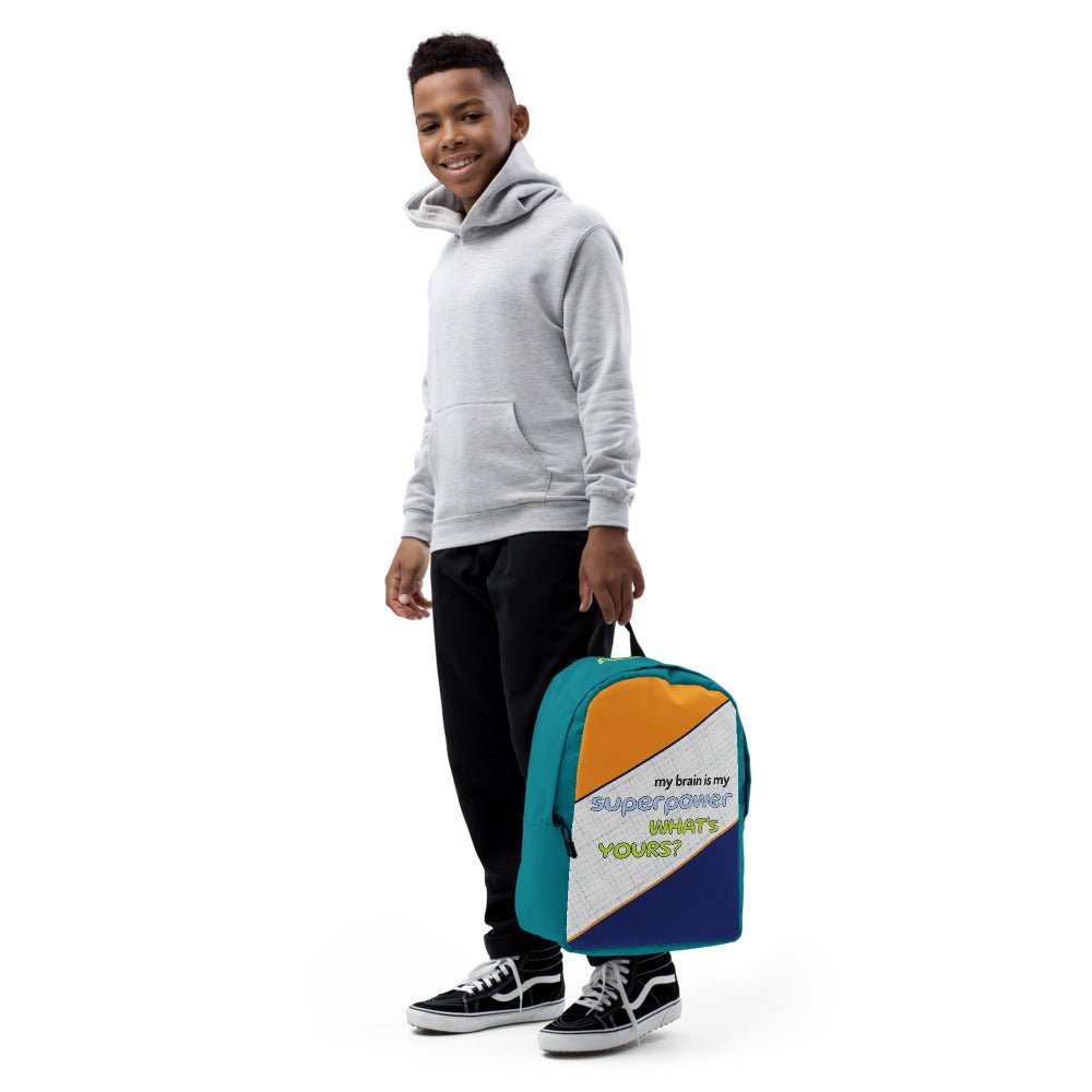 School Backpack - Brain Power - Personalize it - Elora Moda