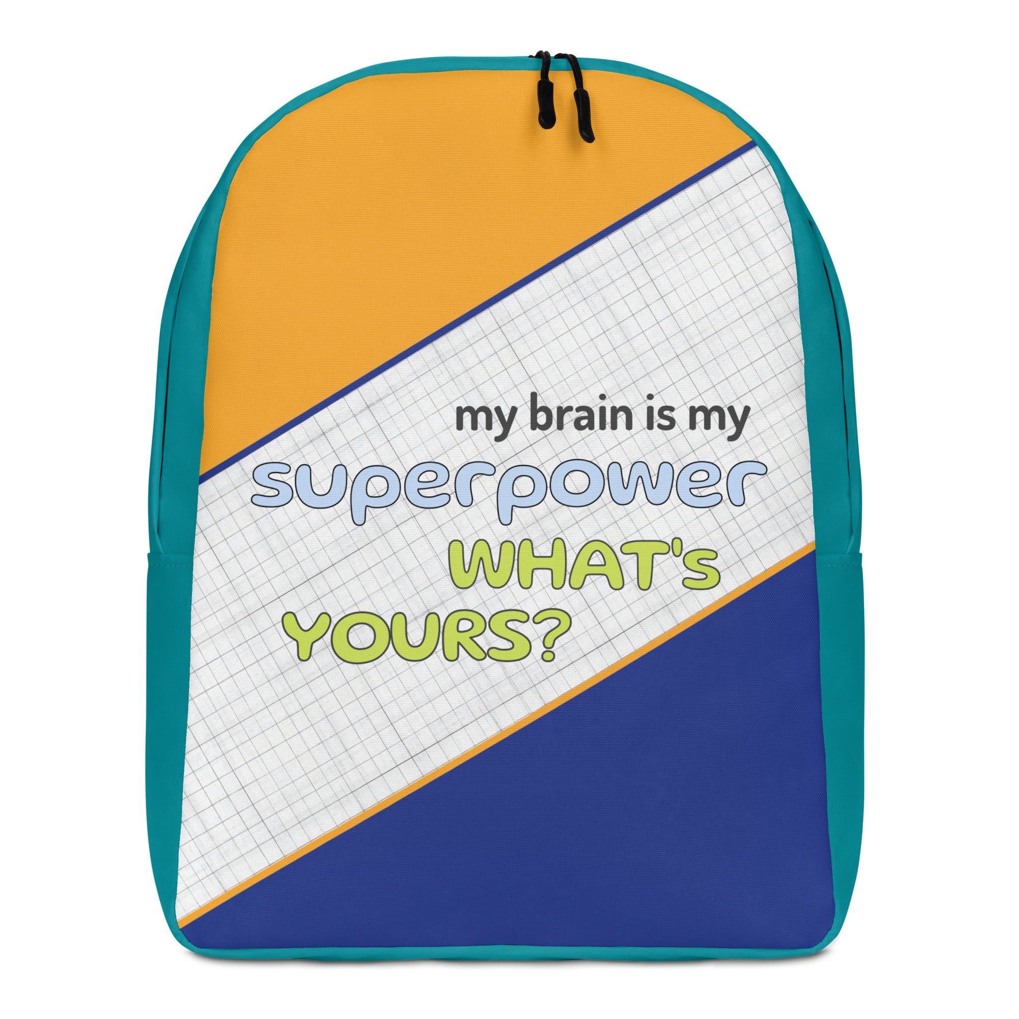 School Backpack - Brain Power - Personalize it - Elora Moda