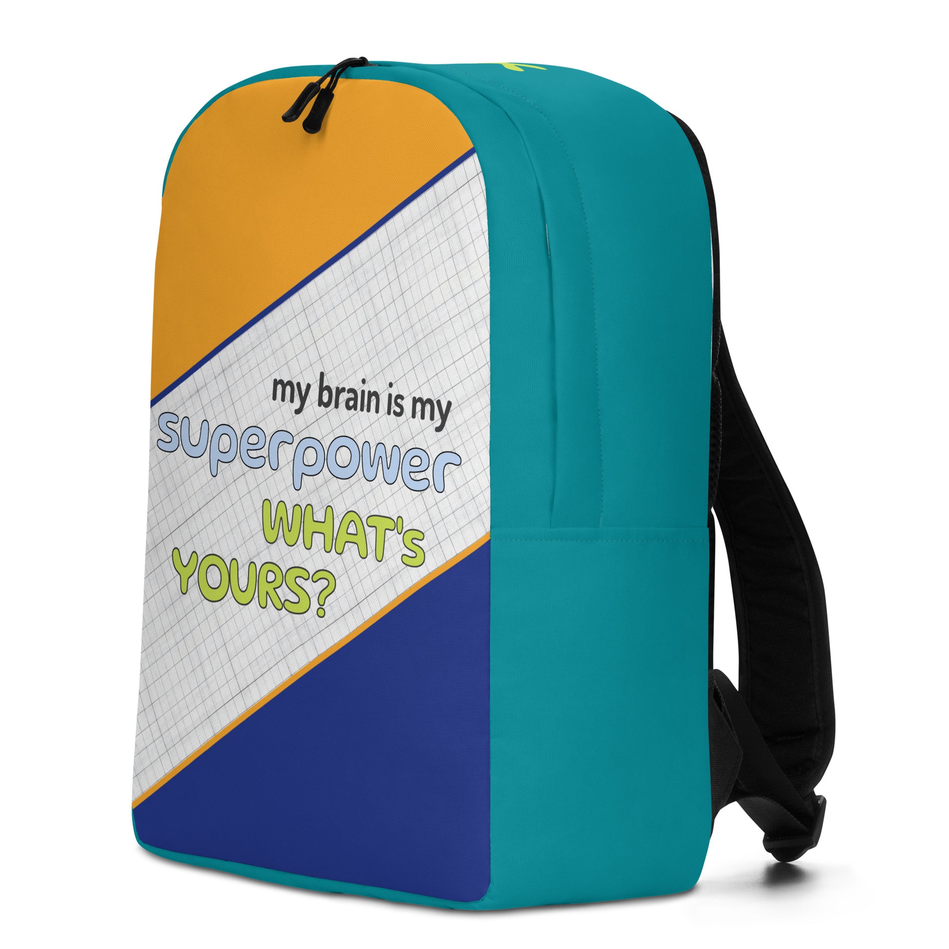 School Backpack - Brain Power - Personalize it - Elora Moda