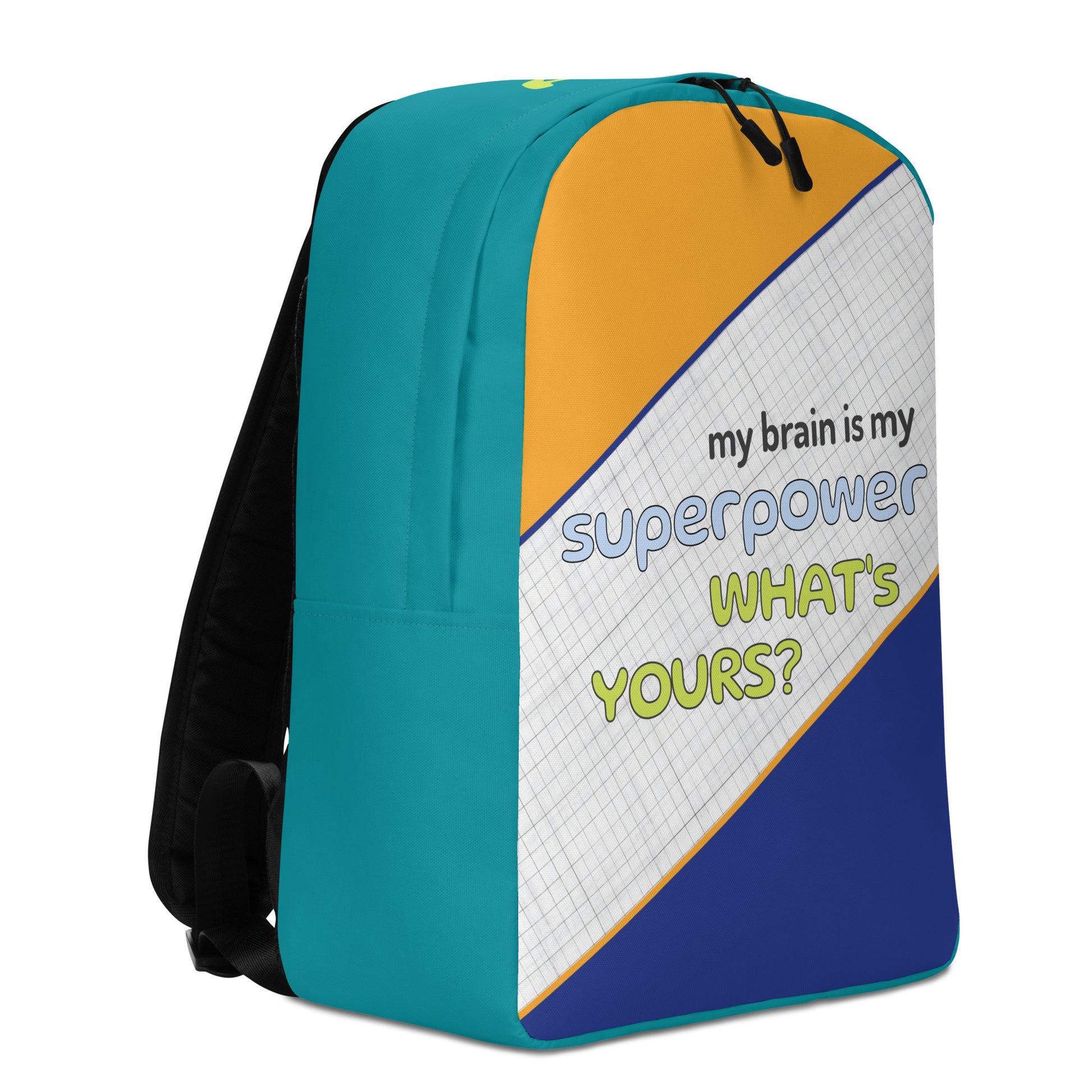 School Backpack - Brain Power - Personalize it - Elora Moda