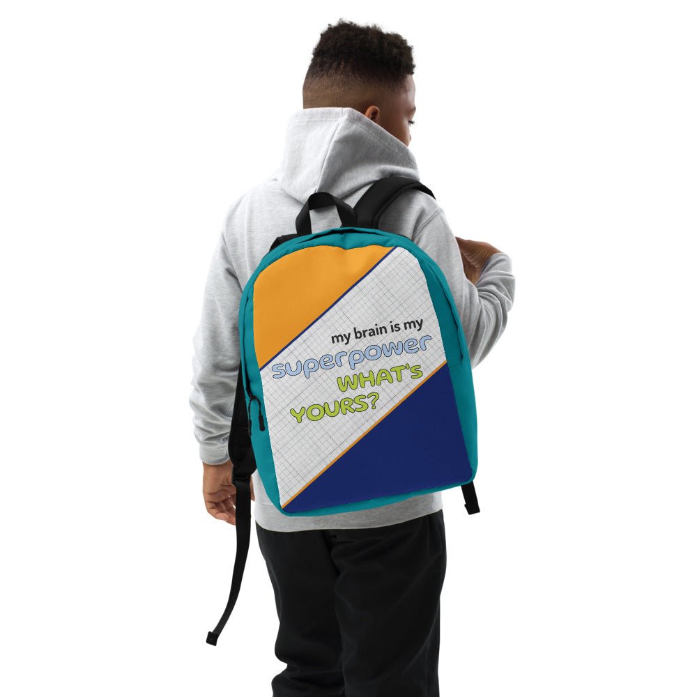 School Backpack - Brain Power - Personalize it - Elora Moda