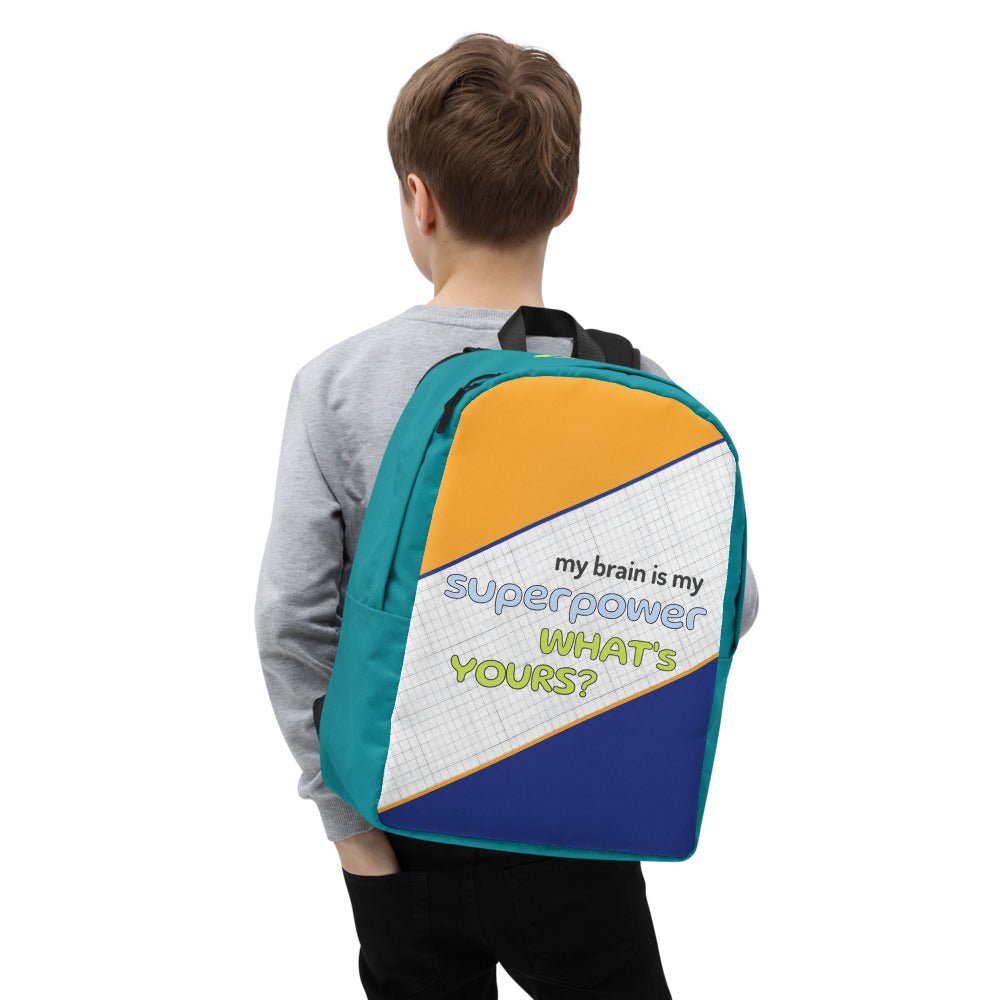 School Backpack - Brain Power - Personalize it - Elora Moda